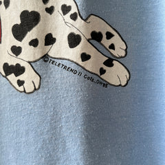 1985 Dalmatian Puppy Hearts T Shirt