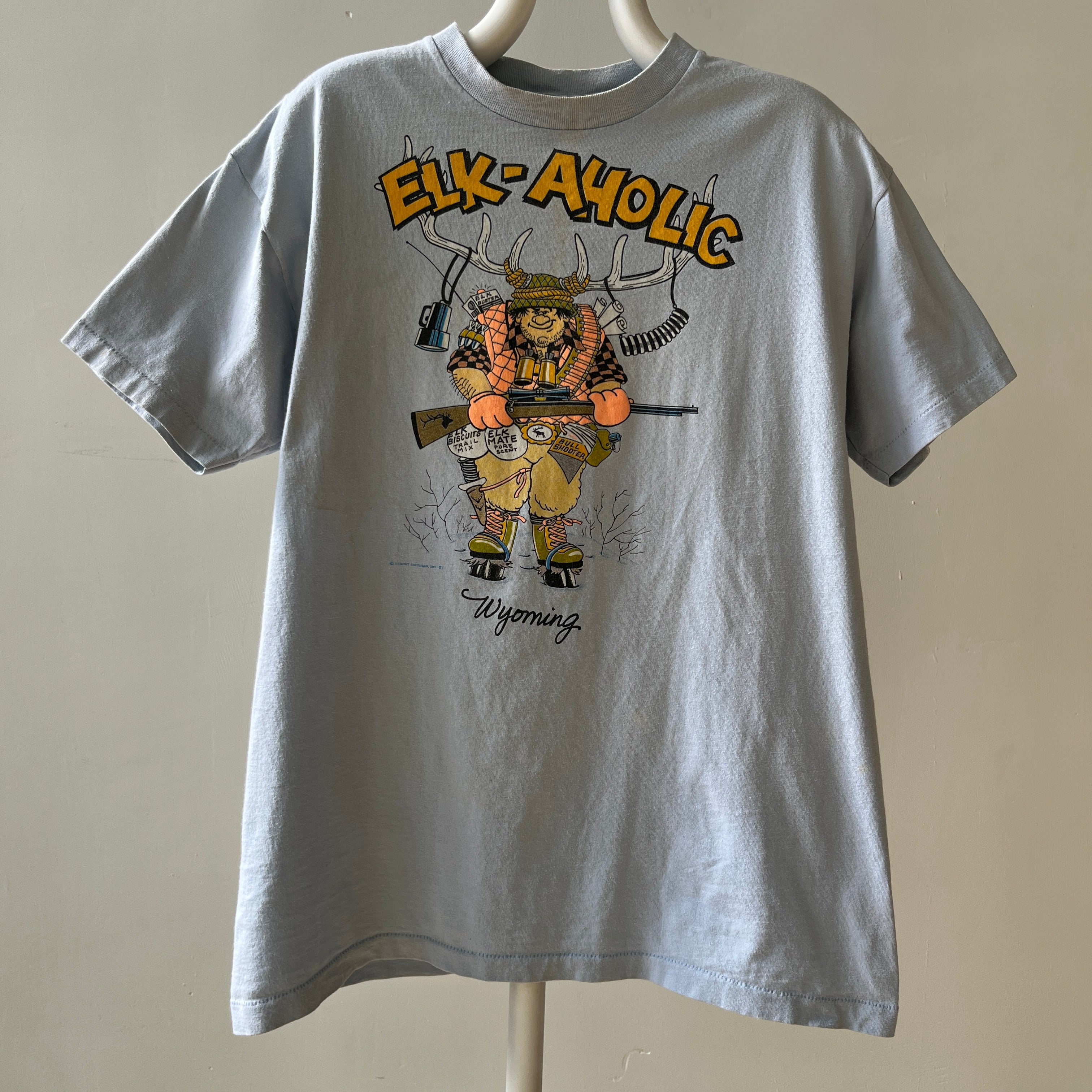 1987 Elk-Aholic T Shirt