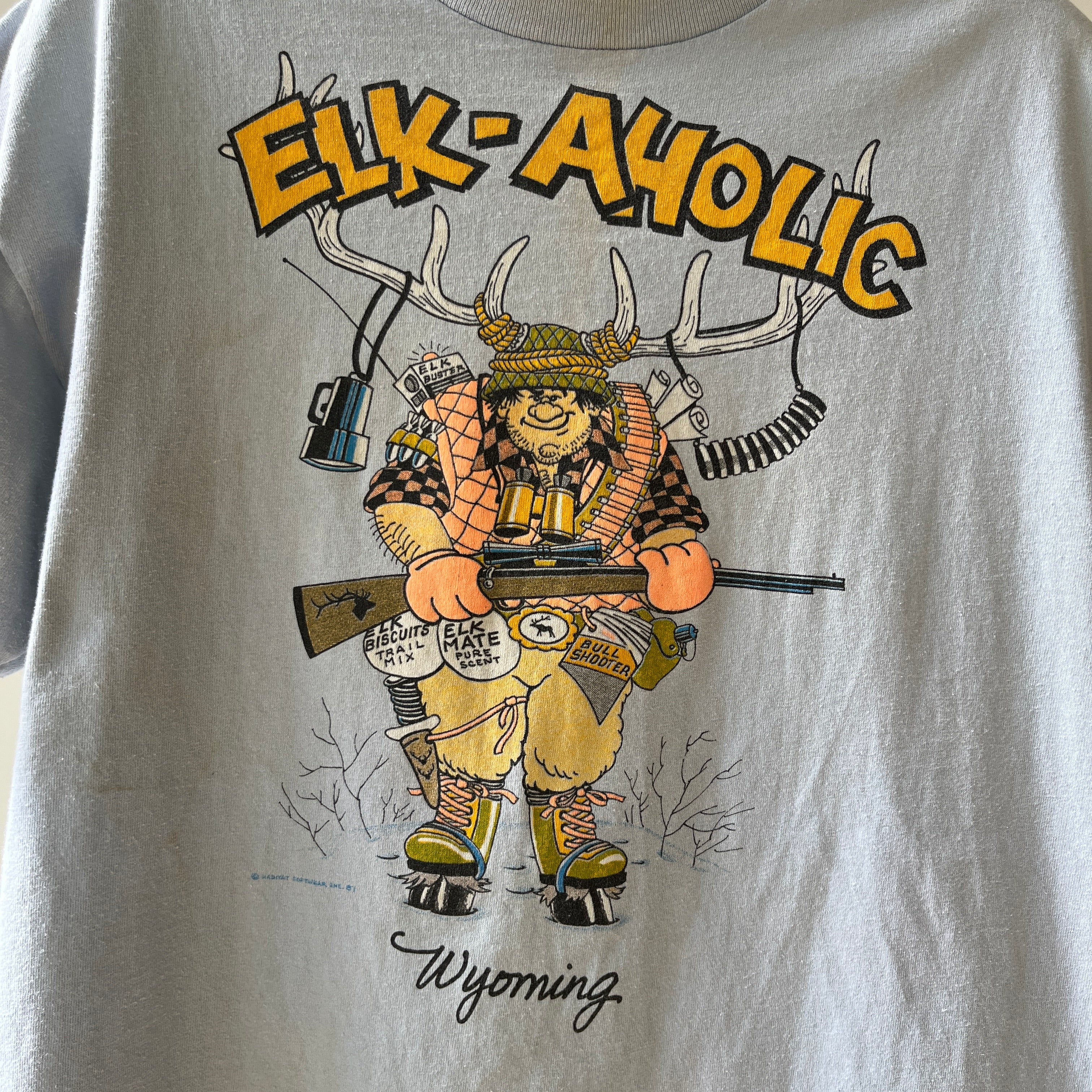 1987 Elk-Aholic T Shirt