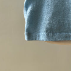 1970s Baby Blue Montreal Quebec Ringer T Shirt