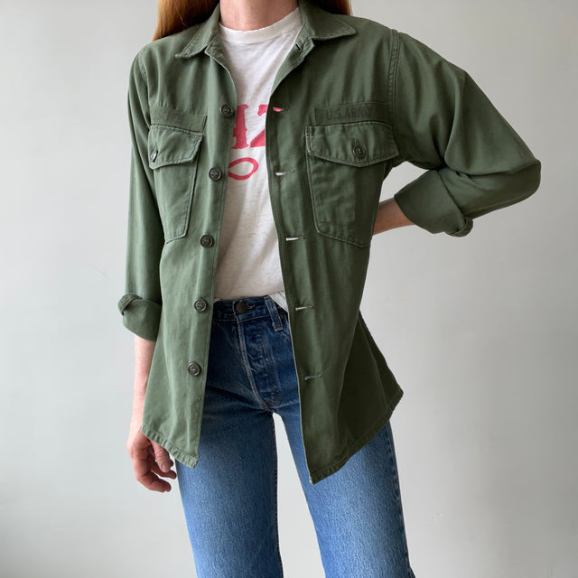 1970s Sateen Cotton OG-107 US Army Shirt