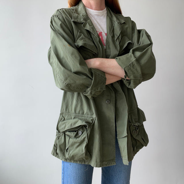 1982 Poplin Cotton US Army Jacket OG-107 Color