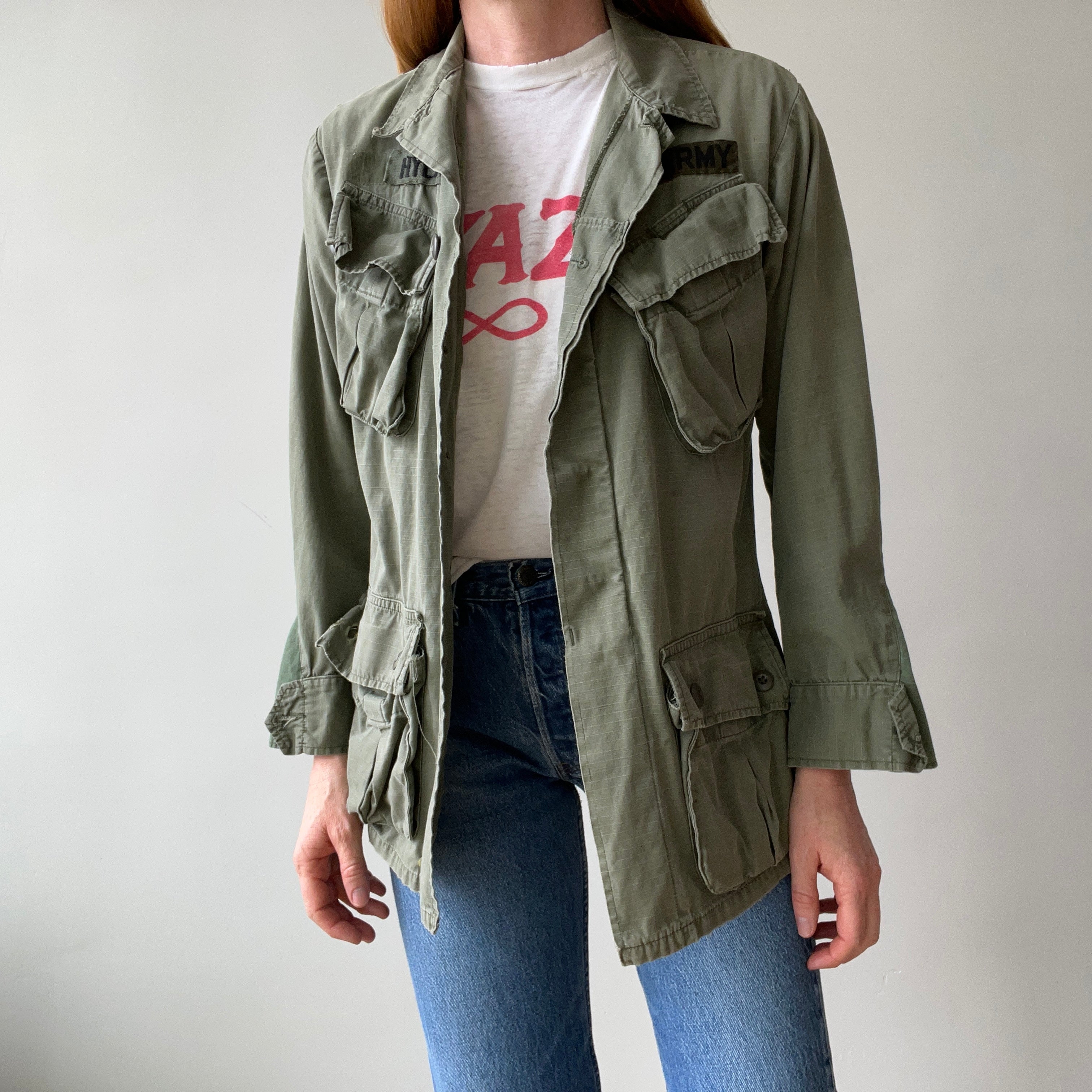 1969 Cotton Poplin Ripstop Jungle Jacket - US Army