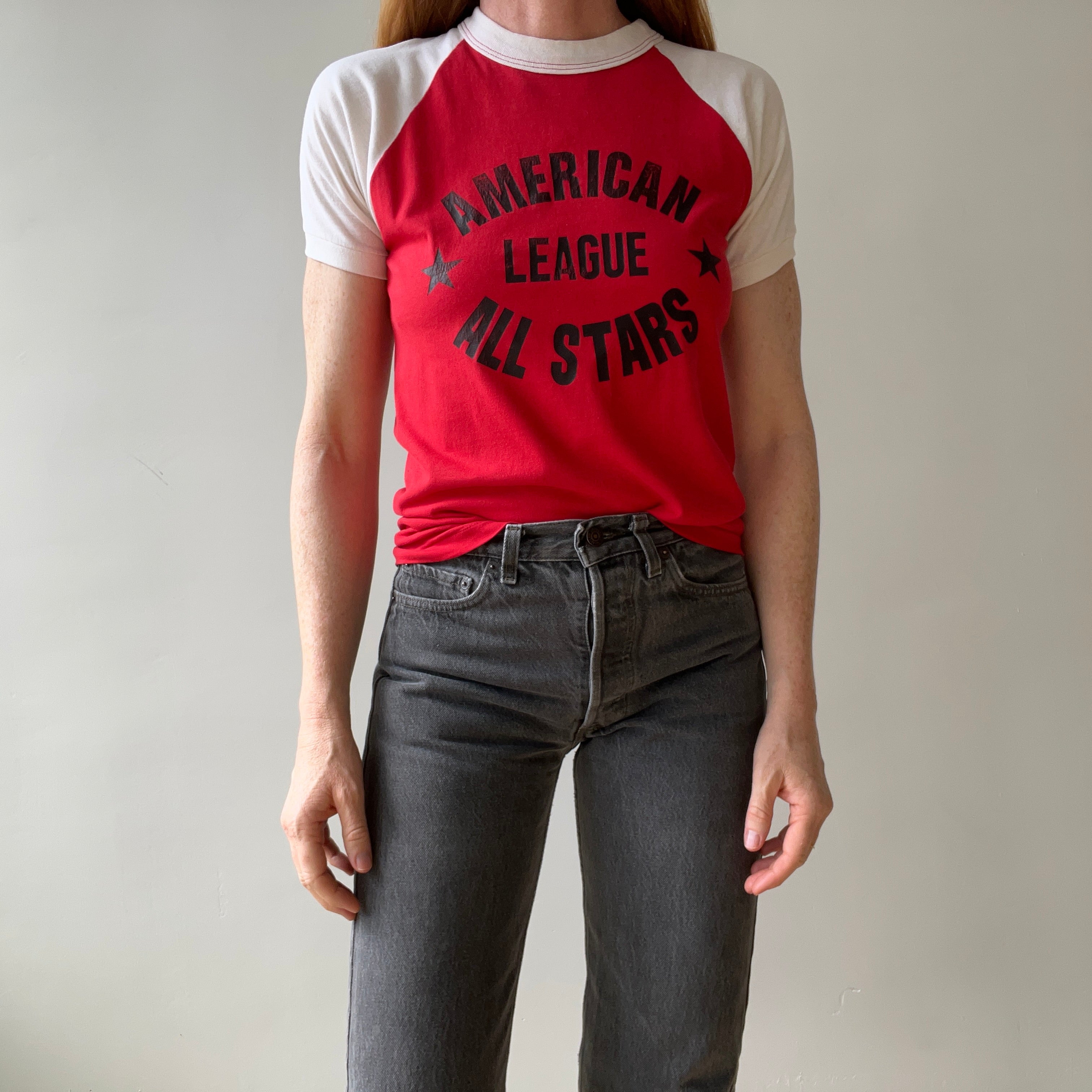 1970s American League All Stars T Shirt - With a Backside Too!