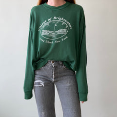 1980s Paper Thin Village of Brightwaters Sweatshirt - DCQL ALERT!!! Blownout!