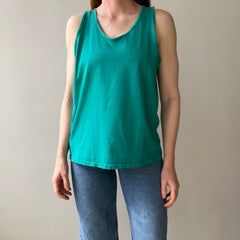 1970s USA MADE Gap Teal Tank-Top