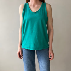 1970s USA MADE Gap Teal Tank-Top