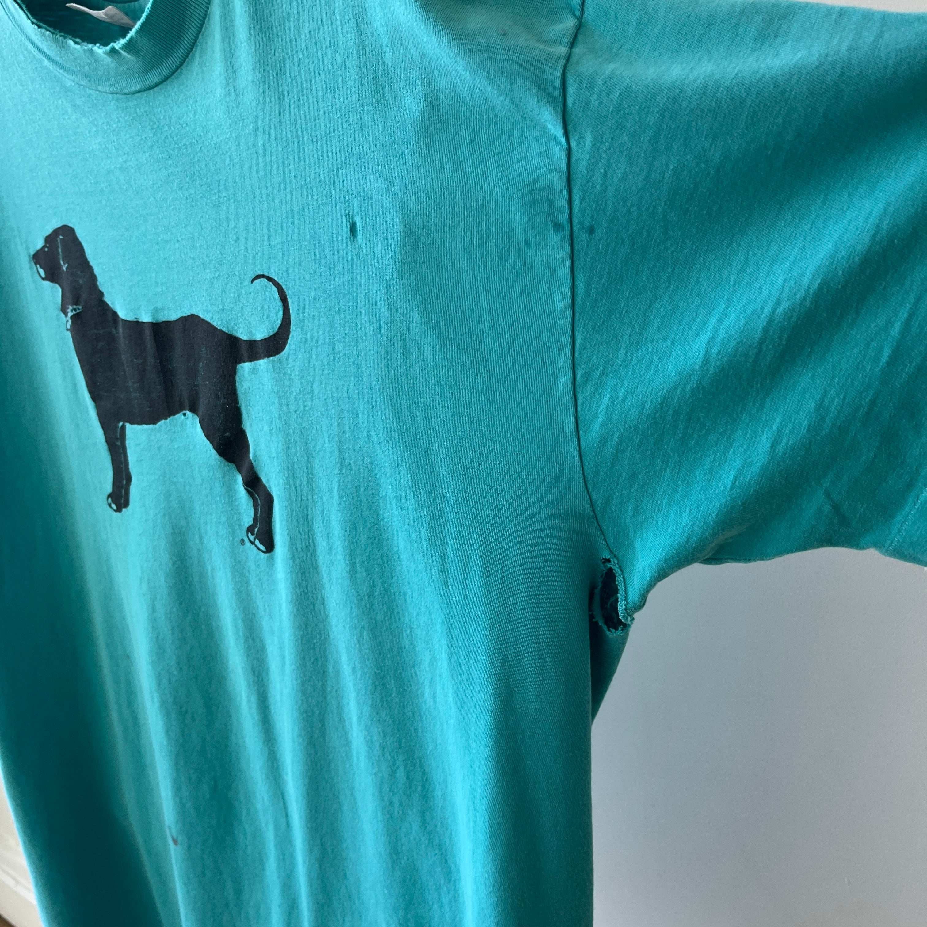 1993 The Black Dog Martha's Vineyard T-Shirt - Tattered and Worn - So. Good.