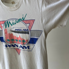1980s Miami Pan Am T-Shirt - Collectible Front and Back