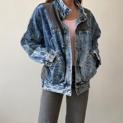 1980s Acid Wash Denim Jacket