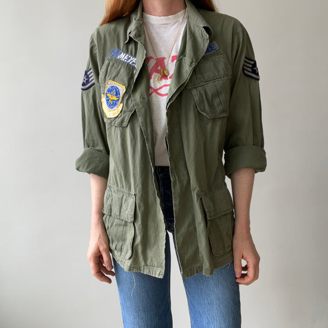 1969 US AIr Force Beat Up Vietnam Cotton Lightweight Jacket