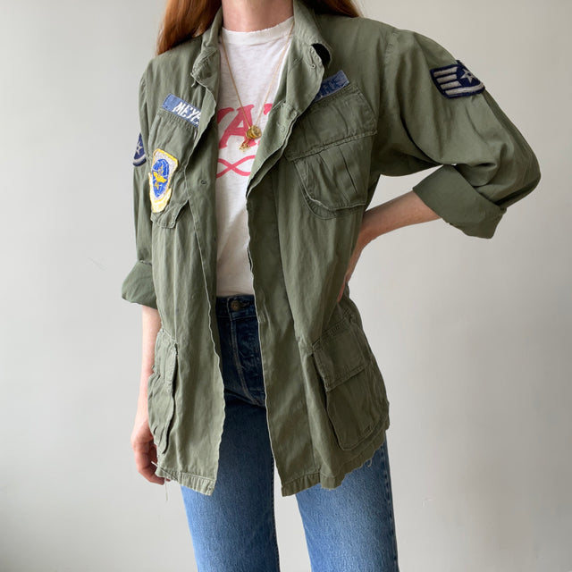 1969 US AIr Force Beat Up Vietnam Cotton Lightweight Jacket