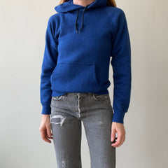 1970s/80s Navy Blue Hoodie by Discus