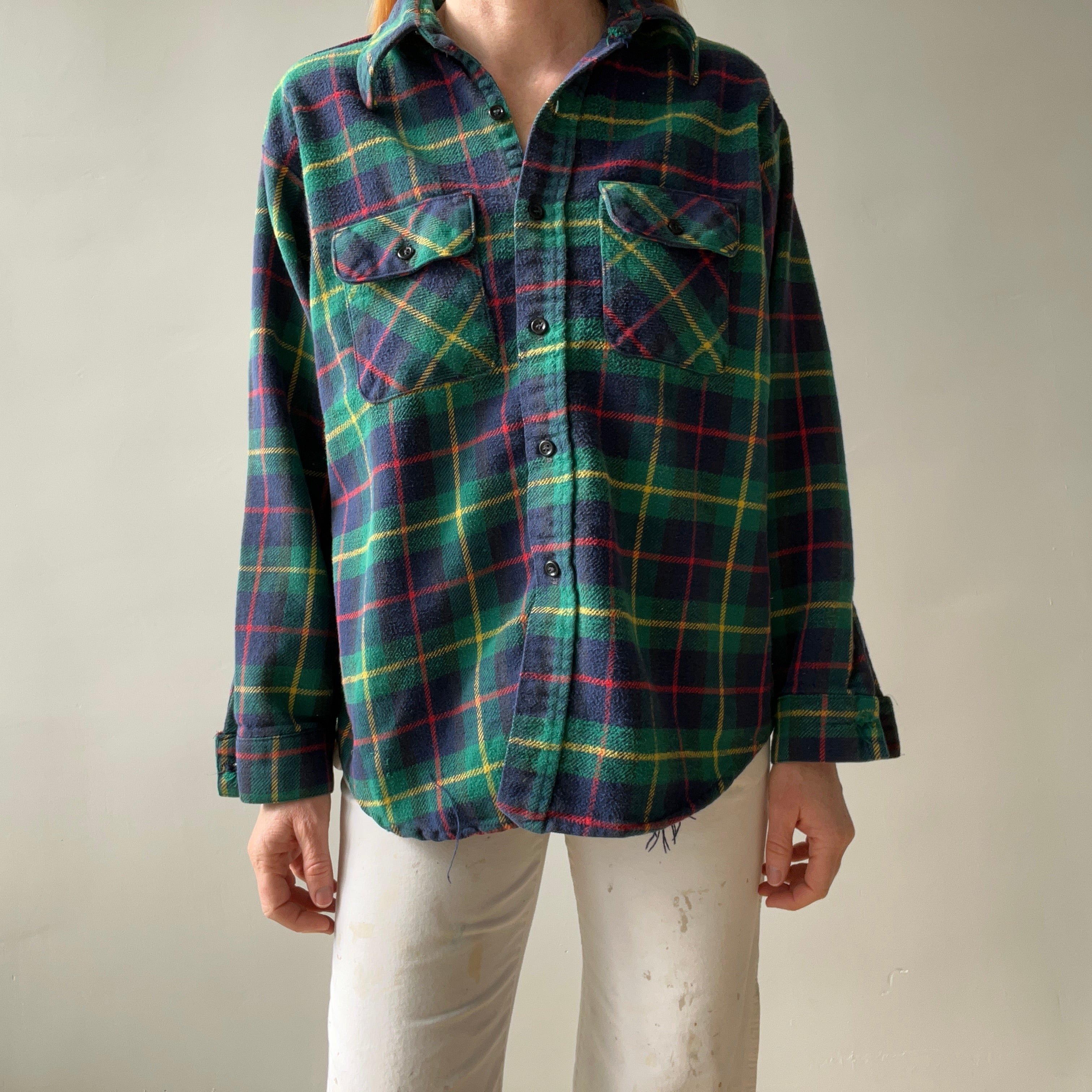 1970s Heavyweight Cotton Flannel (Maybe a Mr. Leggs?) - GEM