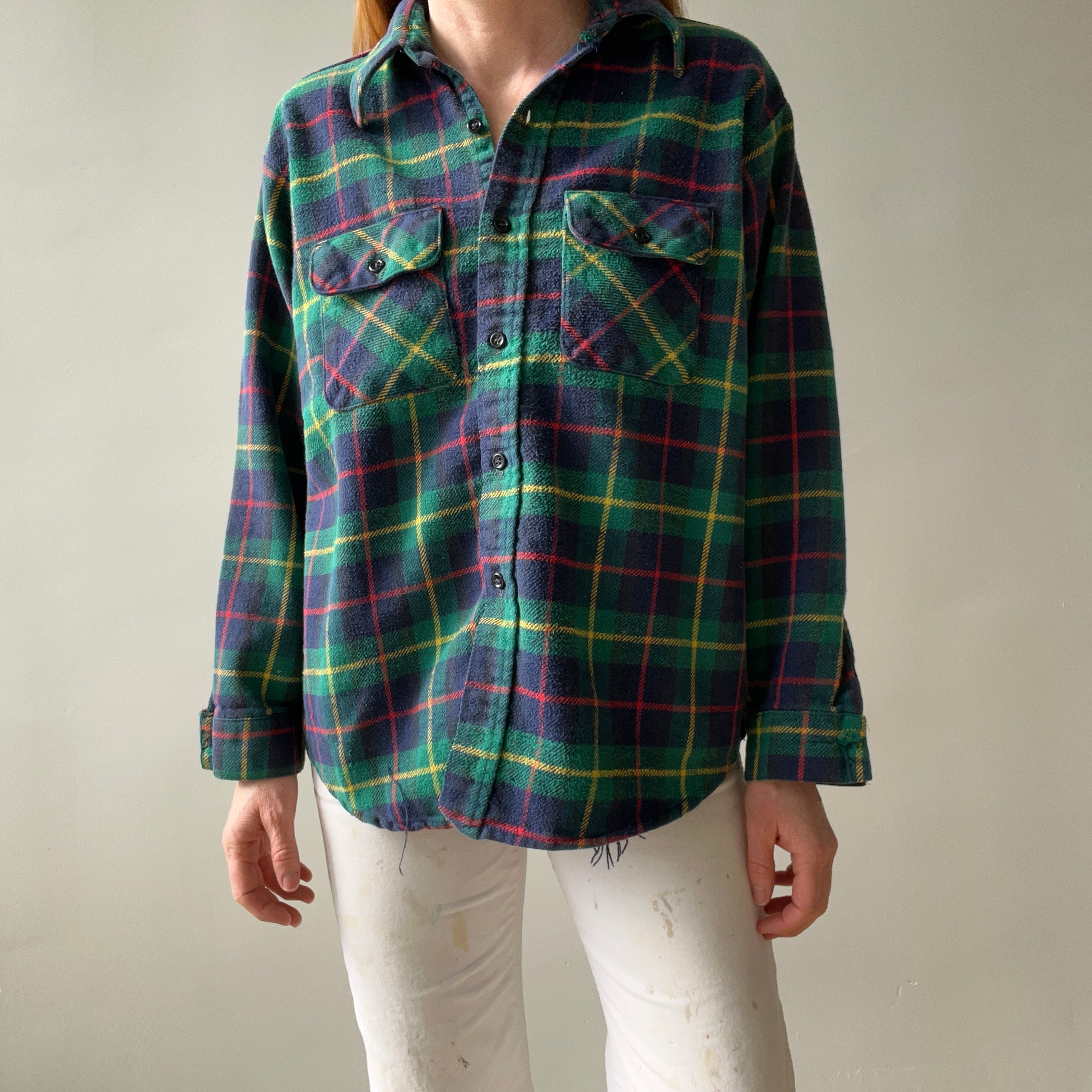 1970s Heavyweight Cotton Flannel (Maybe a Mr. Leggs?) - GEM