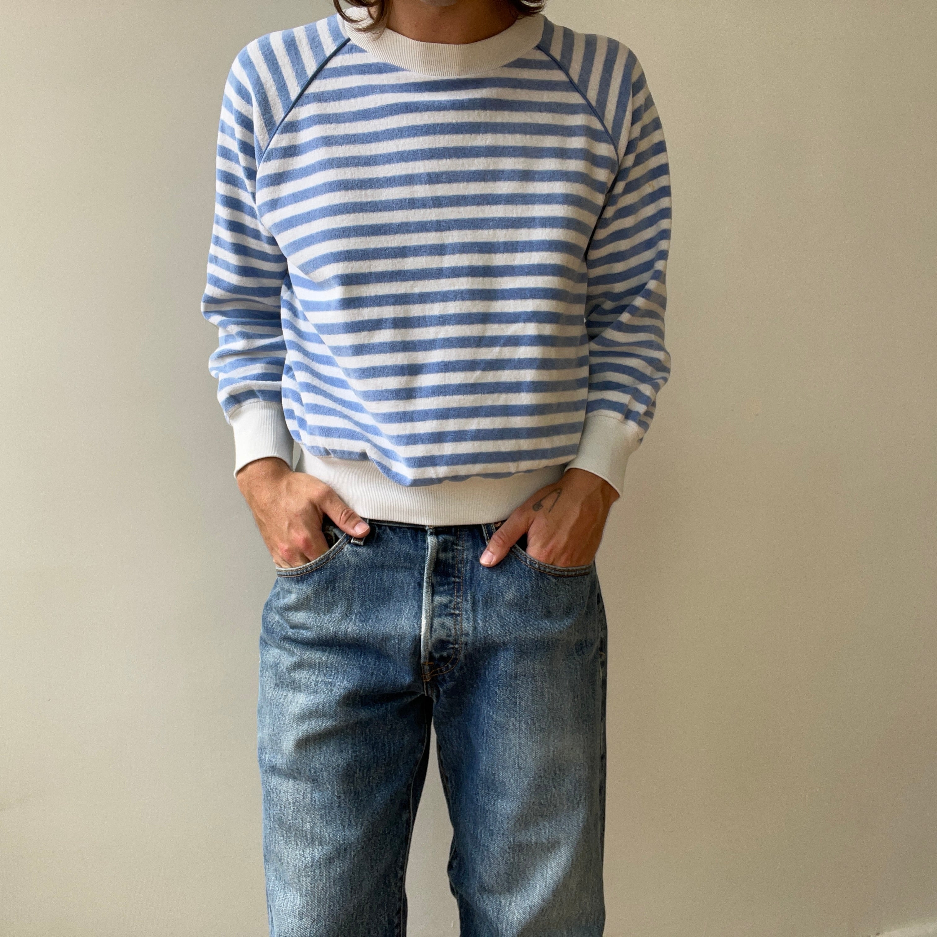1970s/80s Terry Cloth Sweatshirt !!!! Personal Collection Piece