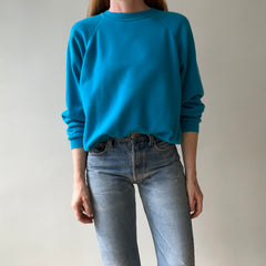 1990s Blue Blank Sweatshirt