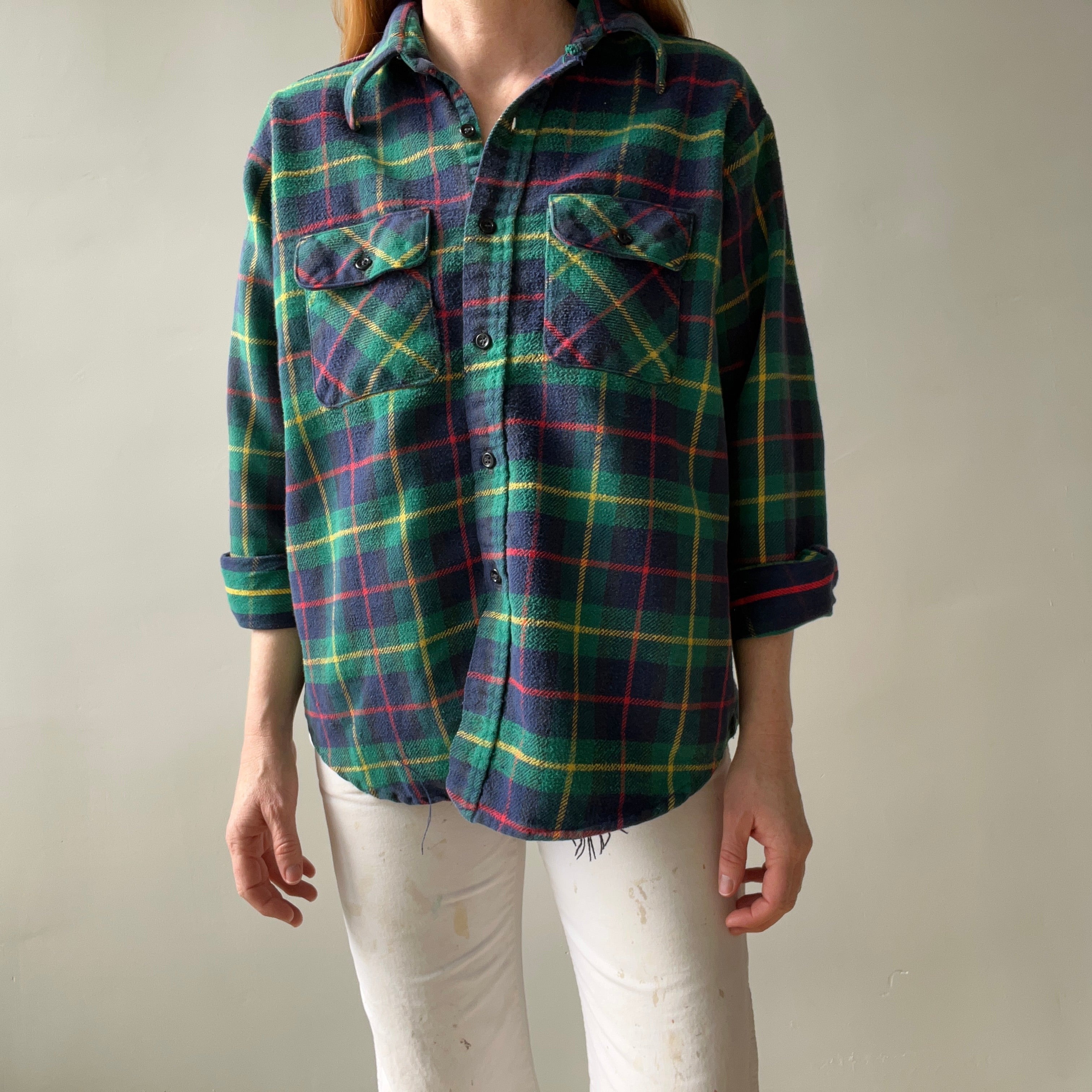 1970s Heavyweight Cotton Flannel (Maybe a Mr. Leggs?) - GEM
