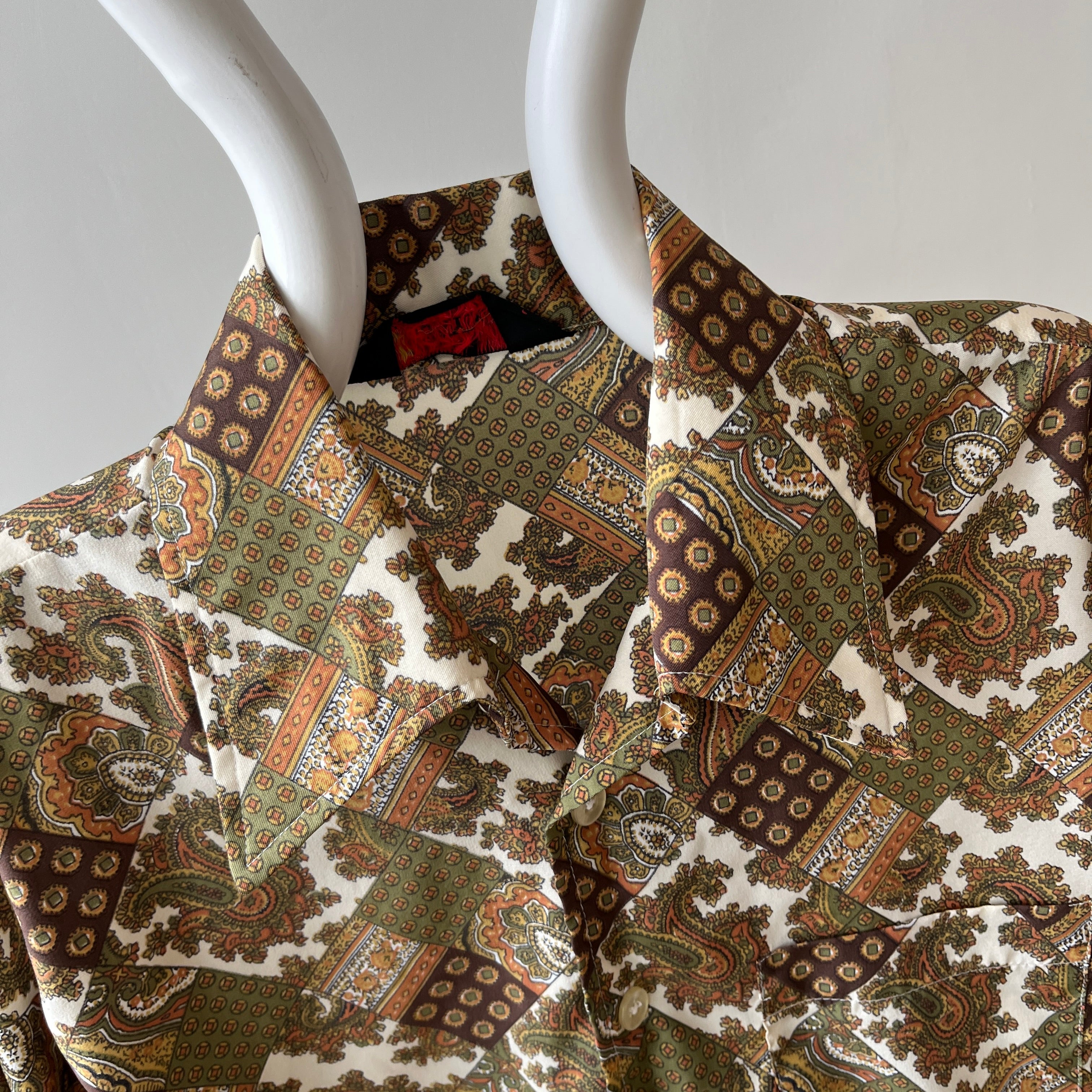 1970s Super 70s Paisley Blouse/Shirt - WOAH