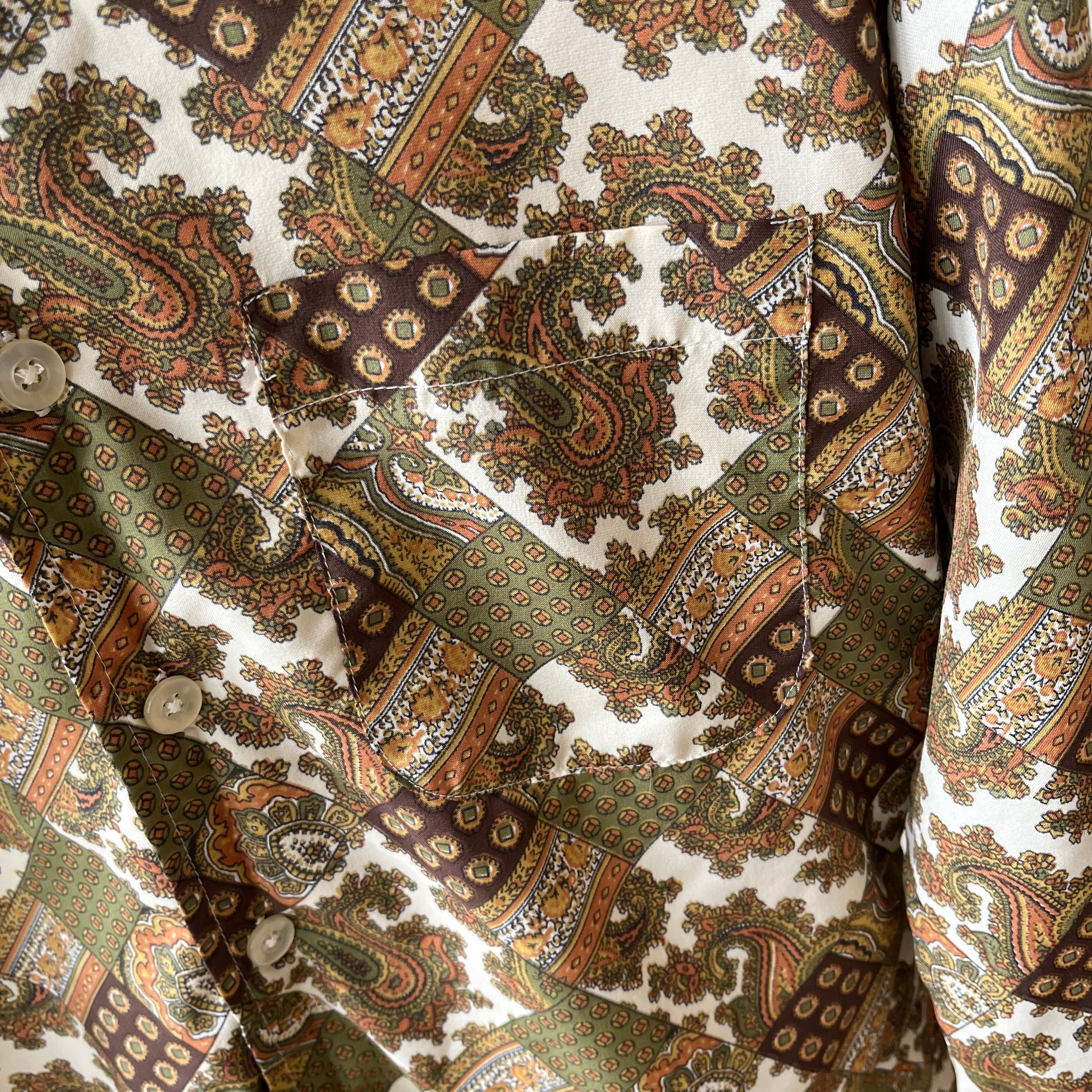 1970s Super 70s Paisley Blouse/Shirt - WOAH