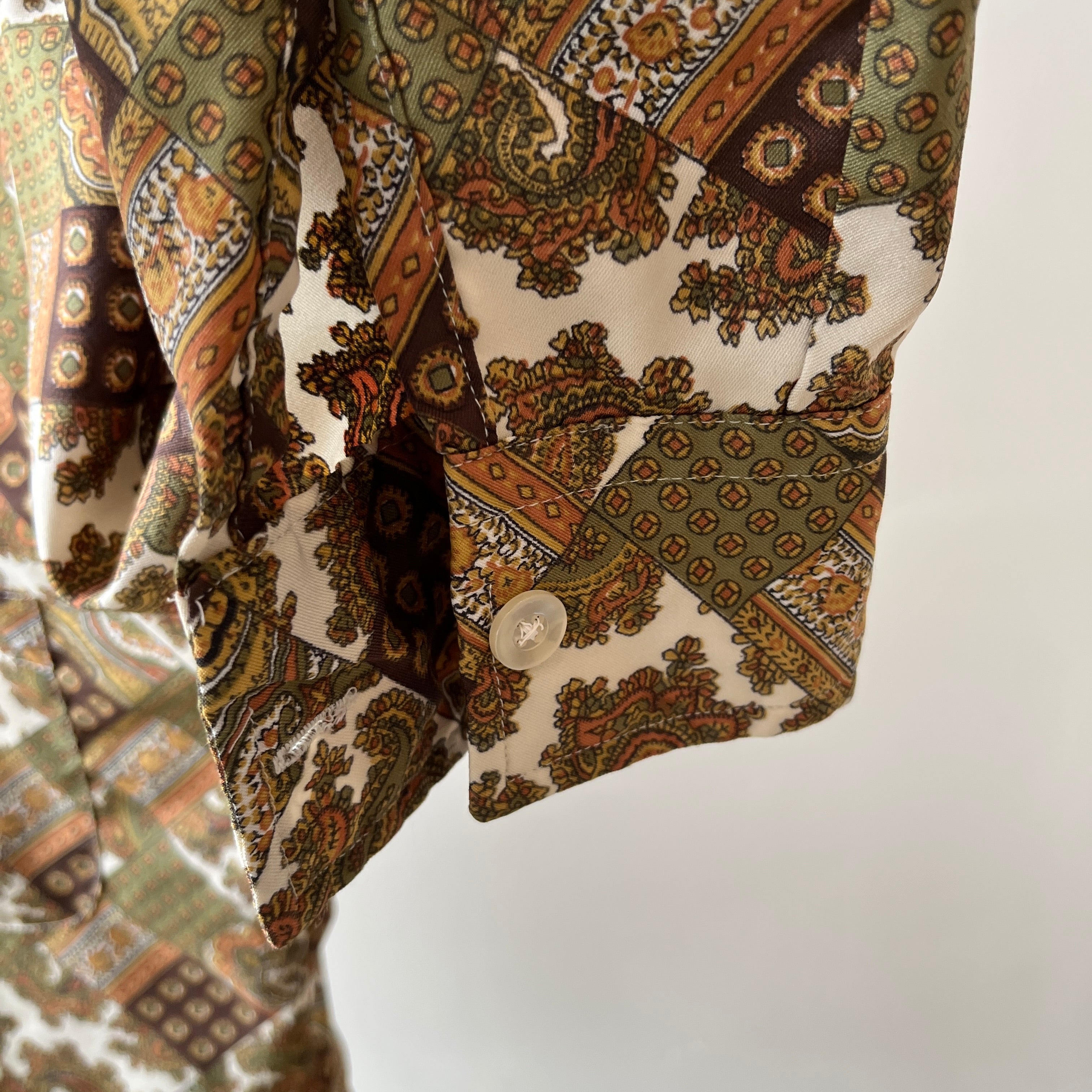 1970s Super 70s Paisley Blouse/Shirt - WOAH