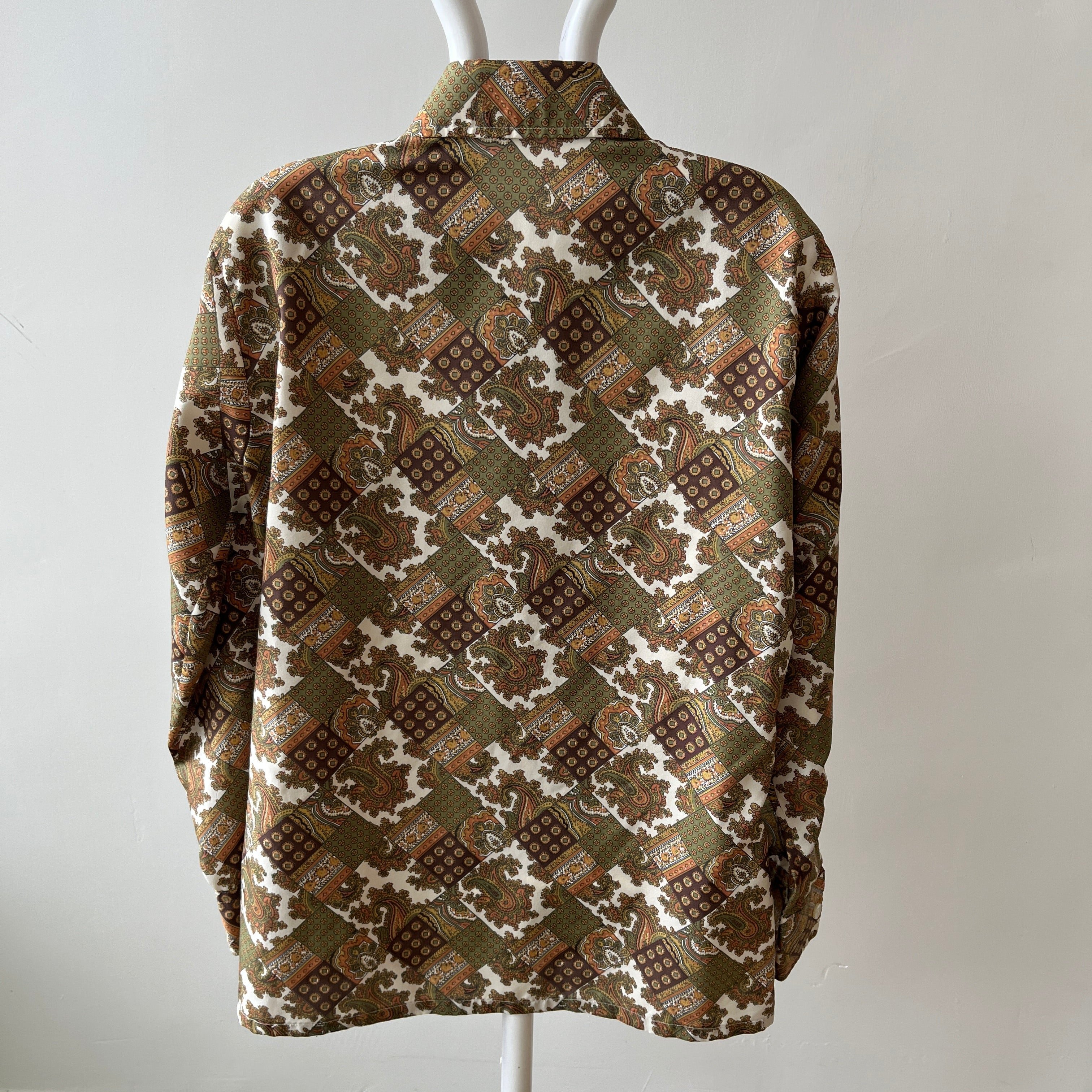 1970s Super 70s Paisley Blouse/Shirt - WOAH