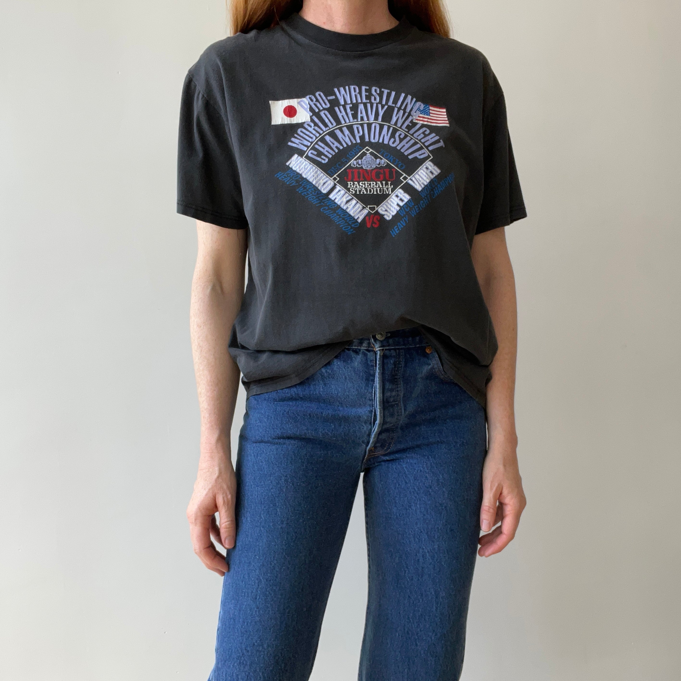 1990s Pro Heavyweight Wrestling Championship T-Shirt
