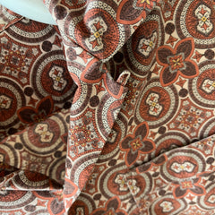 1960s Beautiful Double Pocketed Pleated Backside Long Sleeve Blouse - Oh My