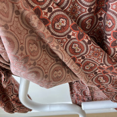 1960s Beautiful Double Pocketed Pleated Backside Long Sleeve Blouse - Oh My