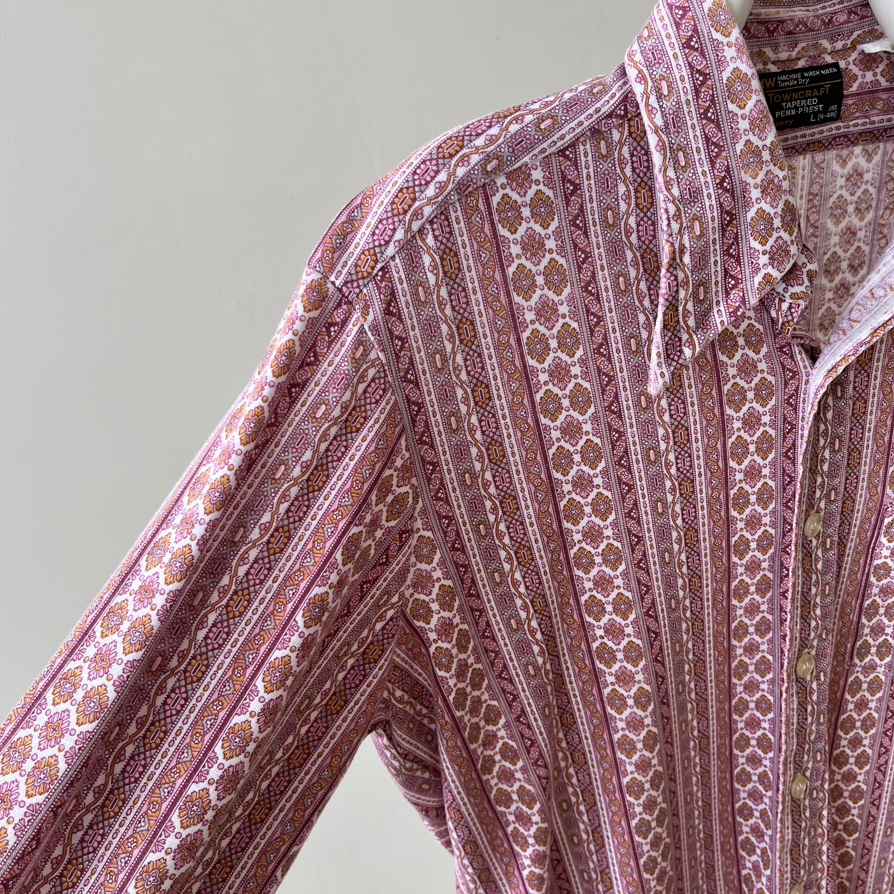 1970s TOWNCRAFT Jersey Soft 70s Top - (PERSONAL FAVORITE)