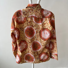 1970s Psychedelic Single Pocket Groovy Shirt by Bullocks