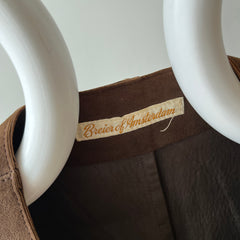 1970s Suede Vest with Talon Zipper - Amazing lining - Woodstock Era!
