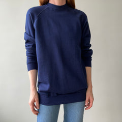 1980's Blue Raglan Sweatshirt
