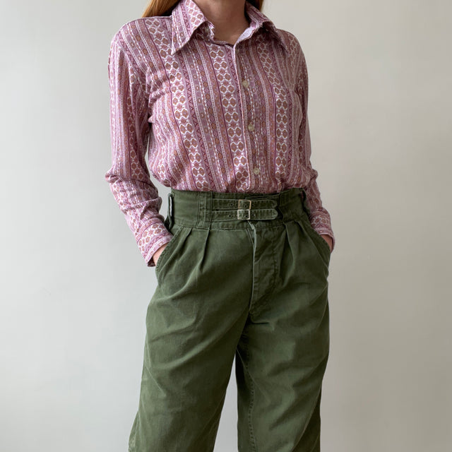 1970s TOWNCRAFT Jersey Soft 70s Top - (PERSONAL FAVORITE)