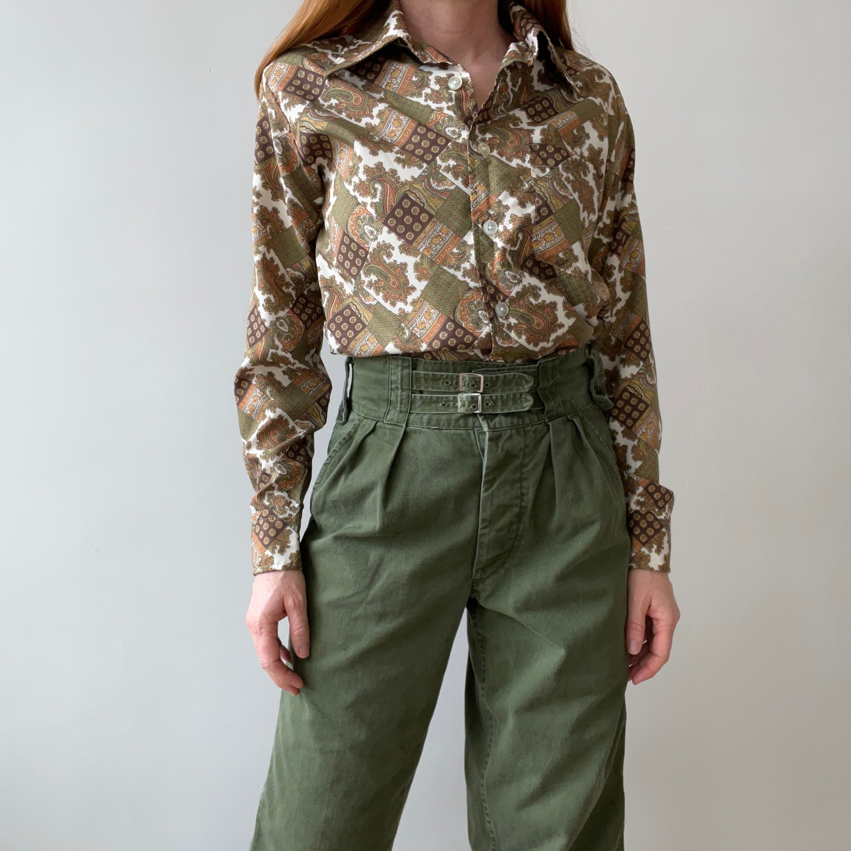 1970s Super 70s Paisley Blouse/Shirt - WOAH