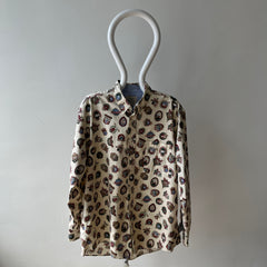 1990s Golf Fanatic Button Down Cotton Dad Shirt