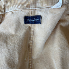 1930/40s Drybak Waterproof Cotton Hunting Jacket with Corduroy Collar  - Collectible