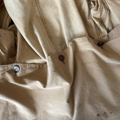 1930/40s Drybak Waterproof Cotton Hunting Jacket with Corduroy Collar  - Collectible