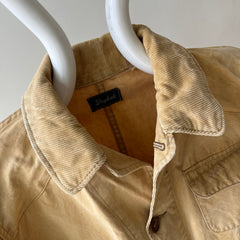 1930/40s Drybak Waterproof Cotton Hunting Jacket with Corduroy Collar  - Collectible