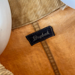 1930/40s Drybak Waterproof Cotton Hunting Jacket with Corduroy Collar  - Collectible