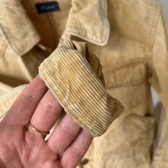1930/40s Drybak Waterproof Cotton Hunting Jacket with Corduroy Collar  - Collectible