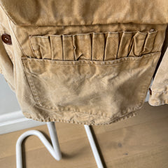 1930/40s Drybak Waterproof Cotton Hunting Jacket with Corduroy Collar  - Collectible