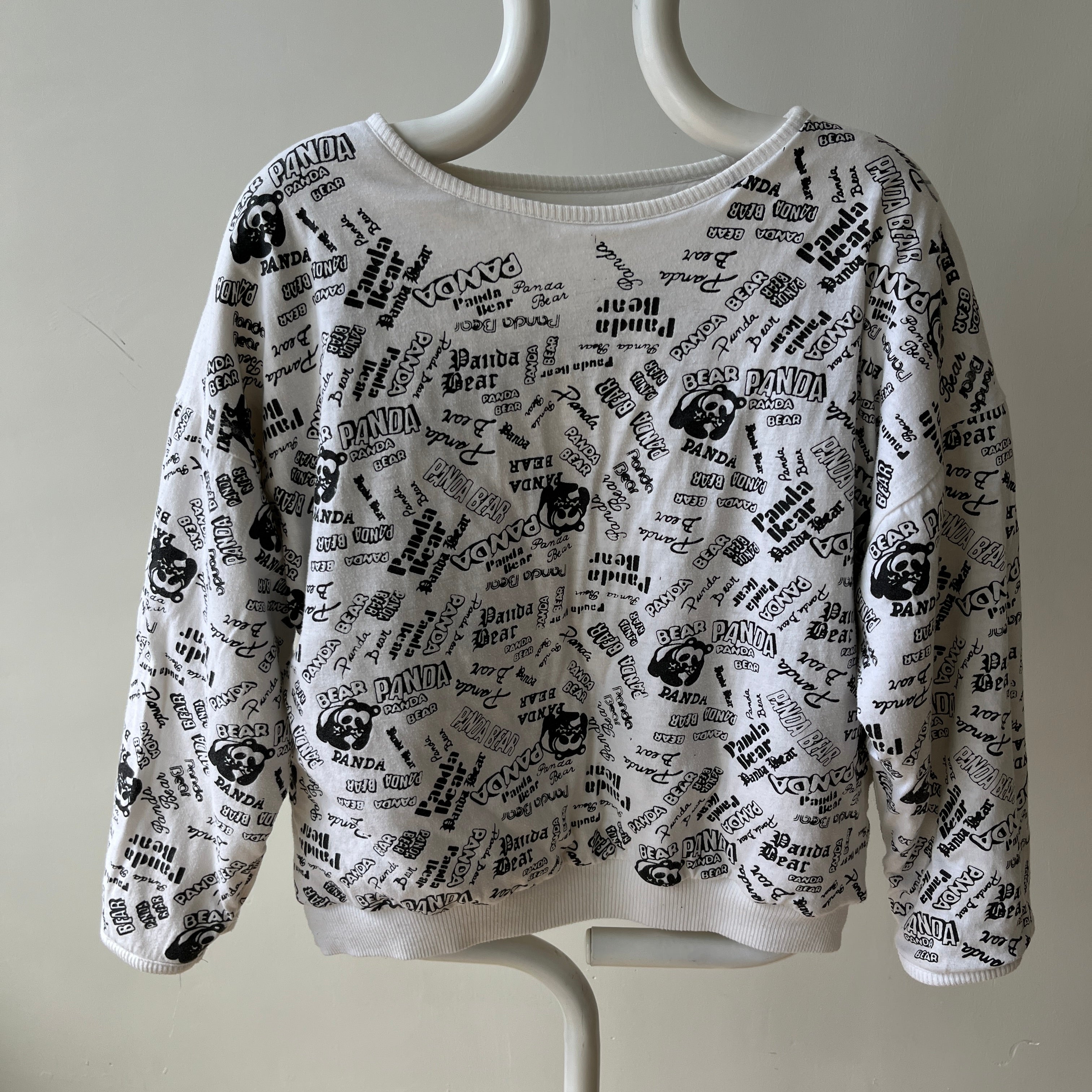 1980s Quilted Reversible Panda Sweatshirt - Holy Moly