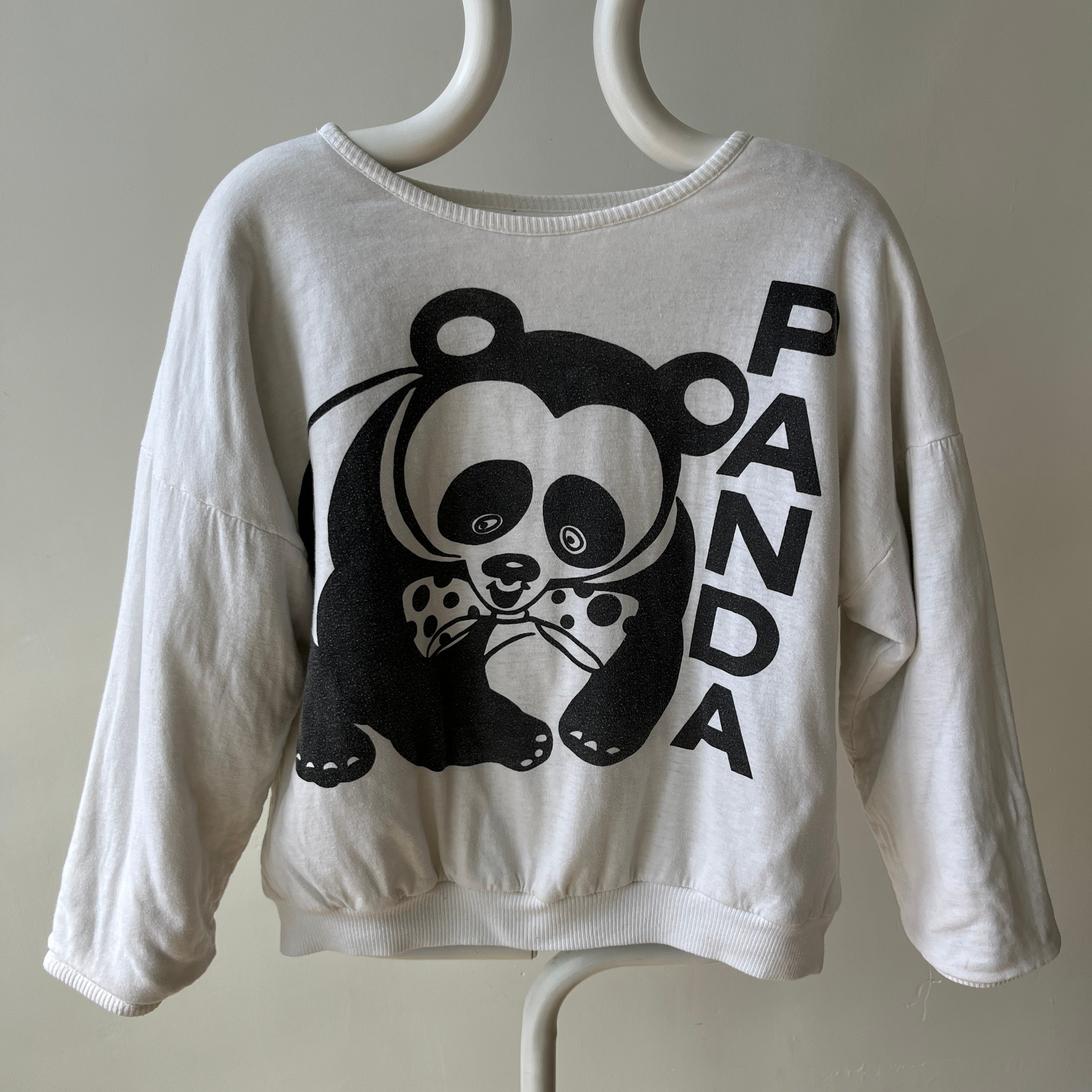 1980s Quilted Reversible Panda Sweatshirt - Holy Moly