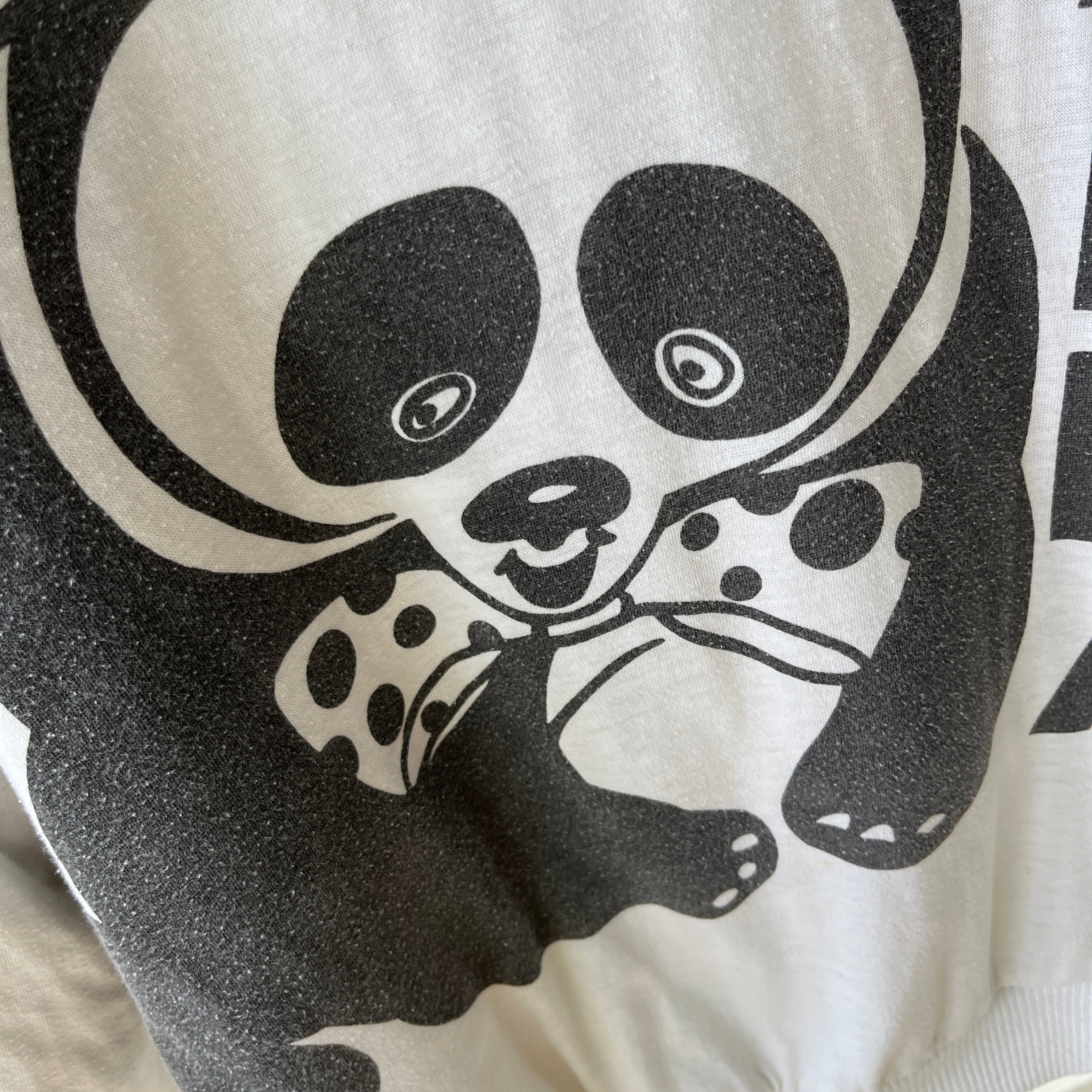 1980s Quilted Reversible Panda Sweatshirt - Holy Moly