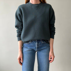 1990's Deep Muted Green Russel Sweatshirt