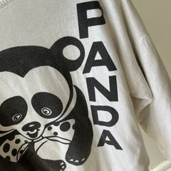 1980s Quilted Reversible Panda Sweatshirt - Holy Moly