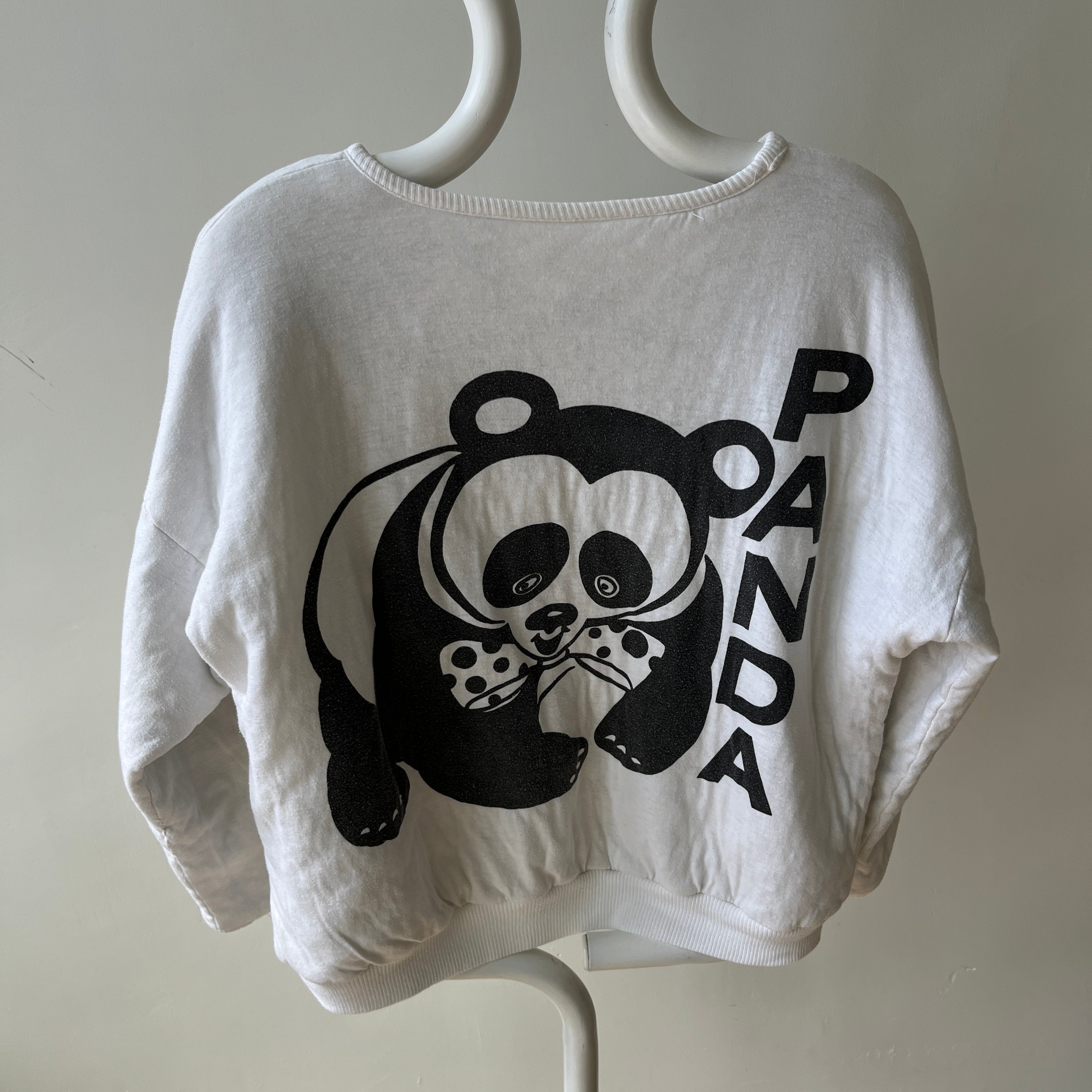 1980s Quilted Reversible Panda Sweatshirt - Holy Moly