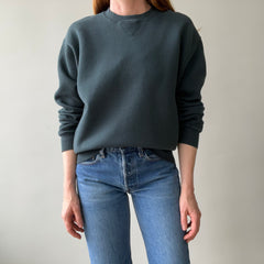 1990's Deep Muted Green Russel Sweatshirt