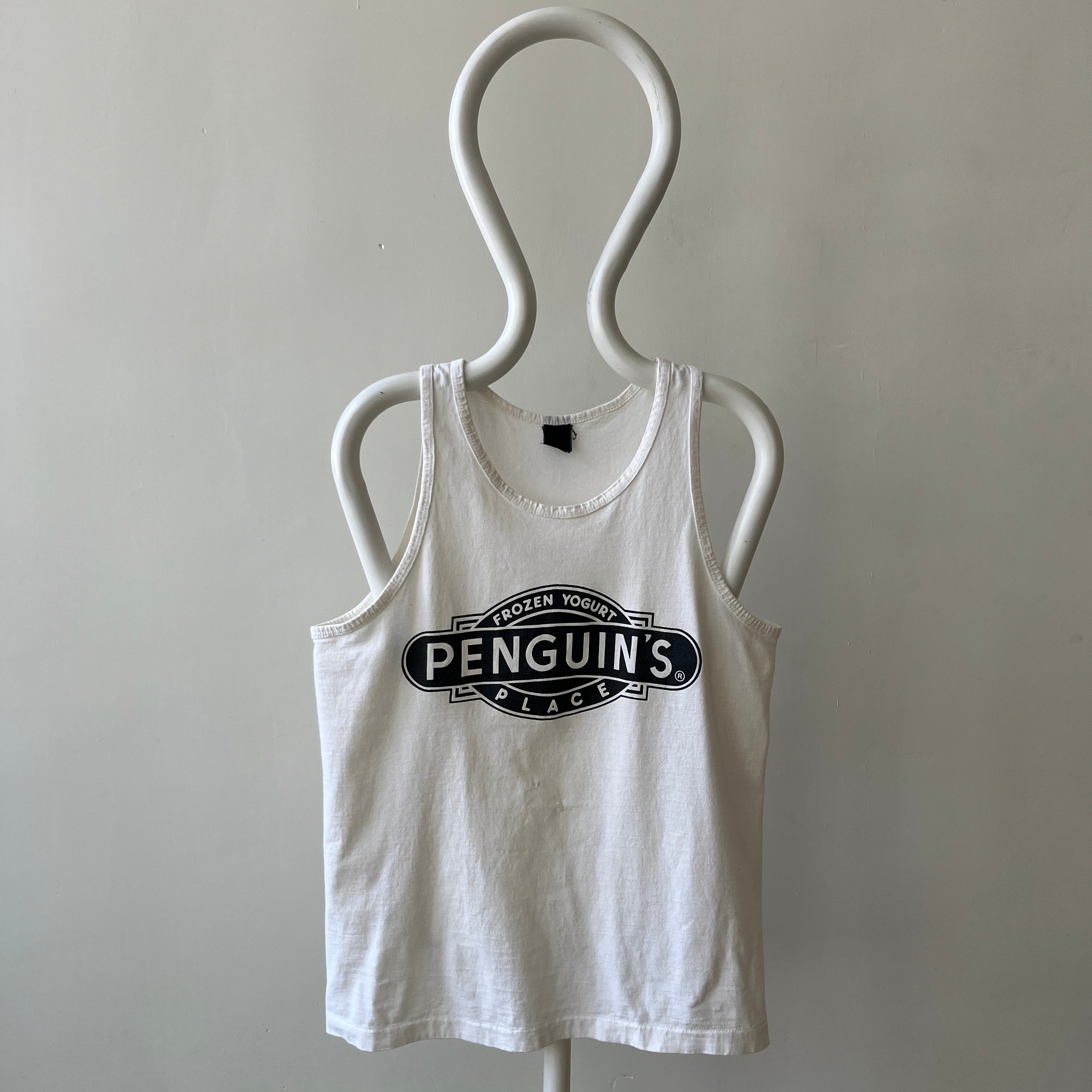 1980s Penguins Palace - Frozen Yogurt Spot - Tank Top